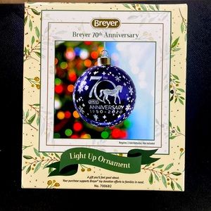 Breyer 70th anniversary light up ornament